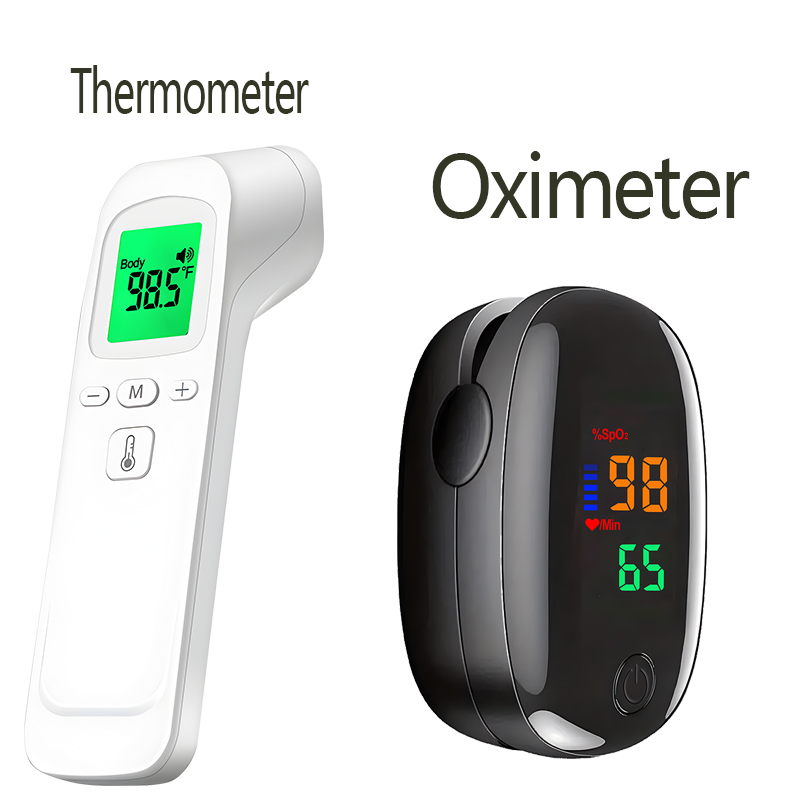 Pulse Oximeter - Termômetro Infravermelho Sem Contato para Testa,