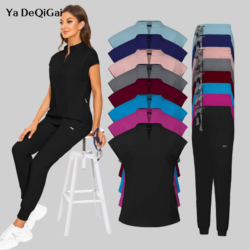 Medical Lab Uniform - Plus size esfrega conjunto feminino uniformes