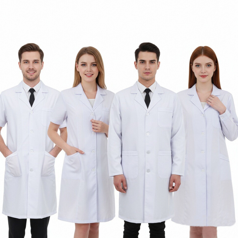 Medical Lab Research - Jaleco Branco Profissional de Médico, Fantasia
