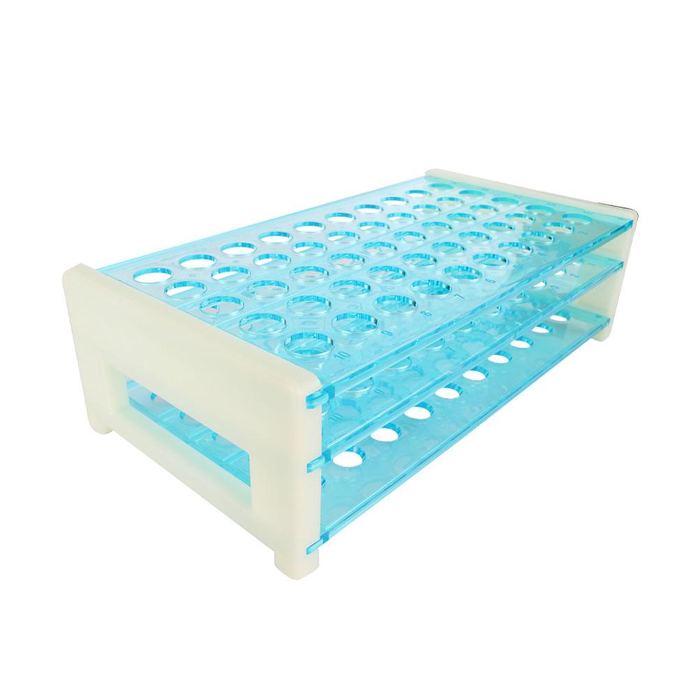 Centrifuge Tube Rack - Plástico 50 furos 13mm suporte de