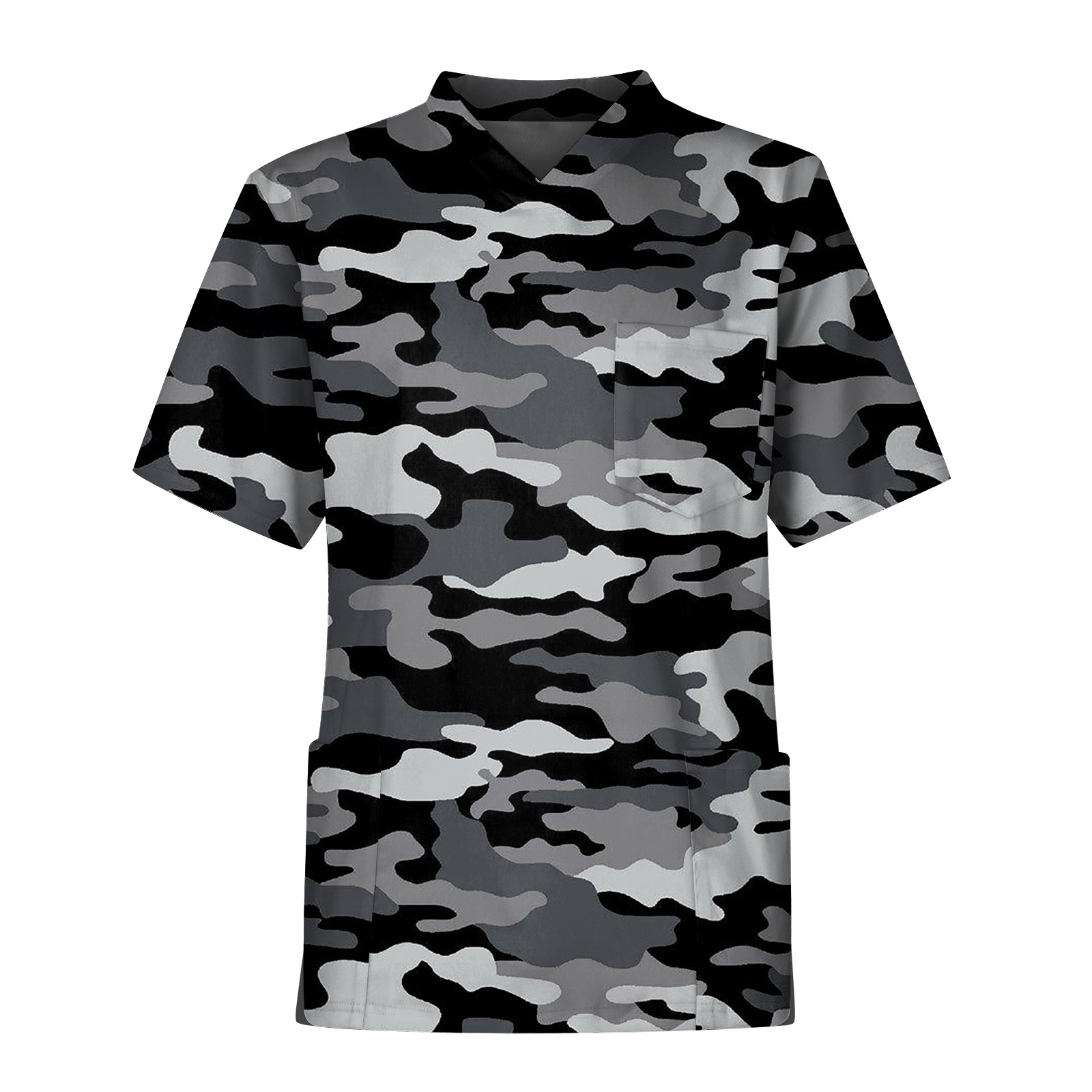 Medical Lab Uniform - Uniformes de enfermeira com estampa camuflada