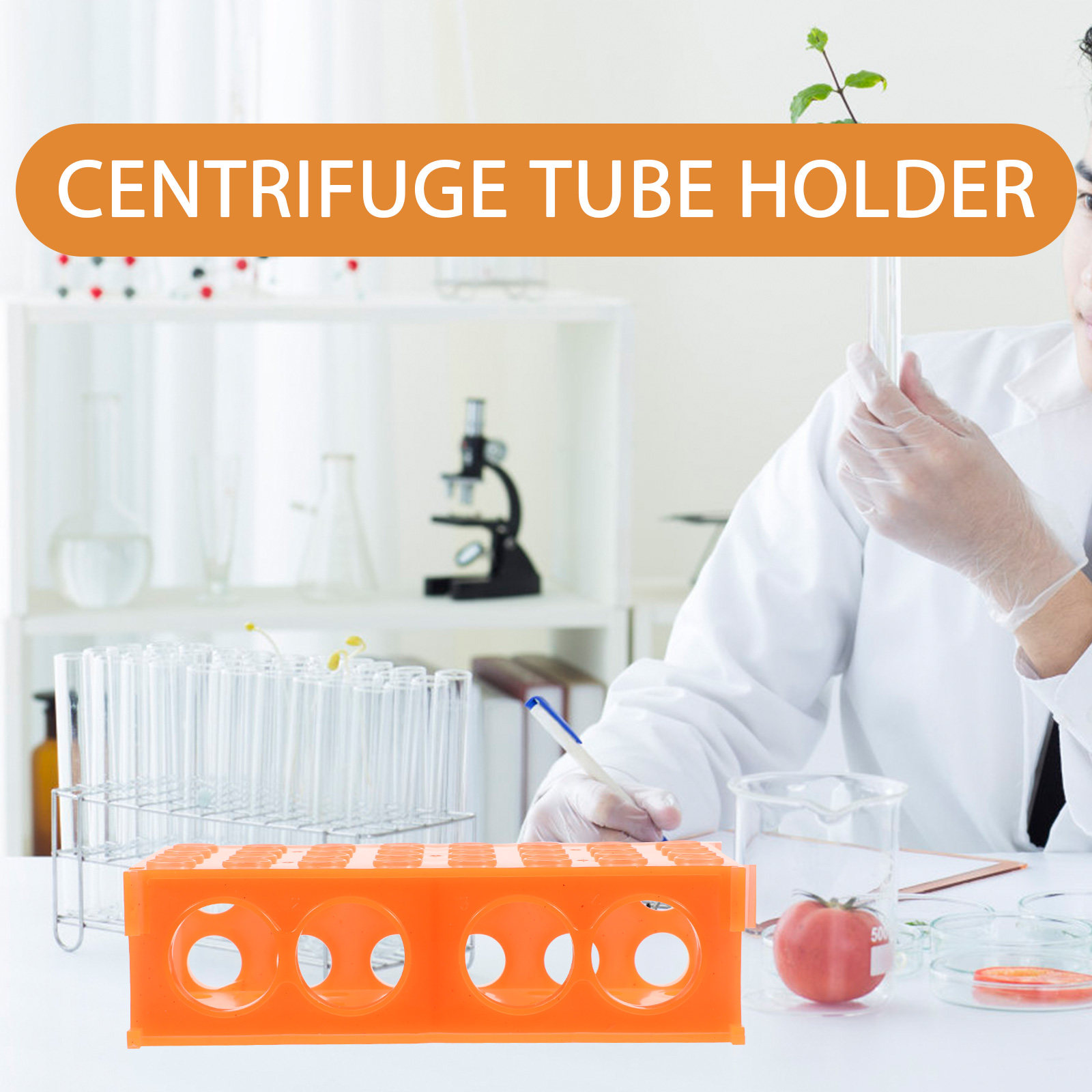 2 Peças de Rack de Plástico Pr - Centrifuge Tube Rack avaliação e preço