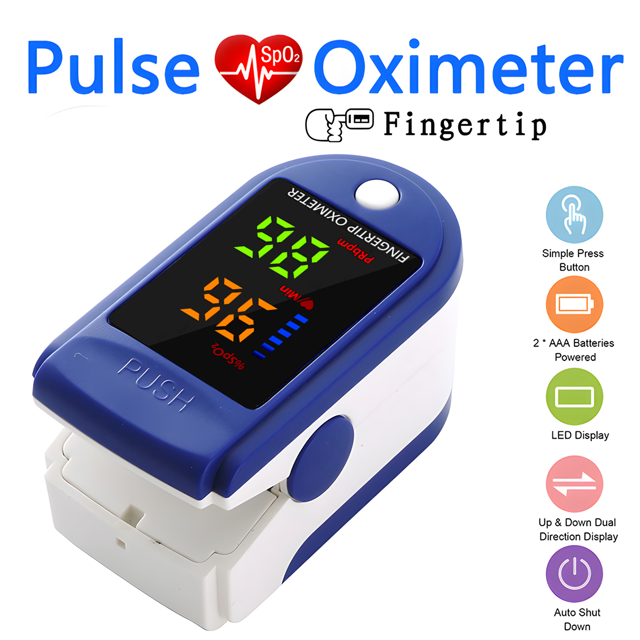 Novo Termômetro Eletrônico Inf - Pulse Oximeter avaliação e preço