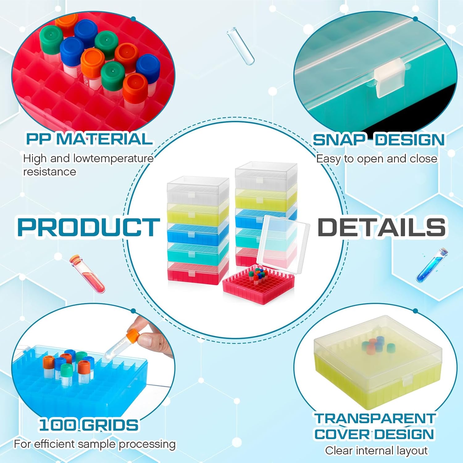 Caixa de Armazenamento Criogên - Centrifuge Tube Rack avaliação e preço