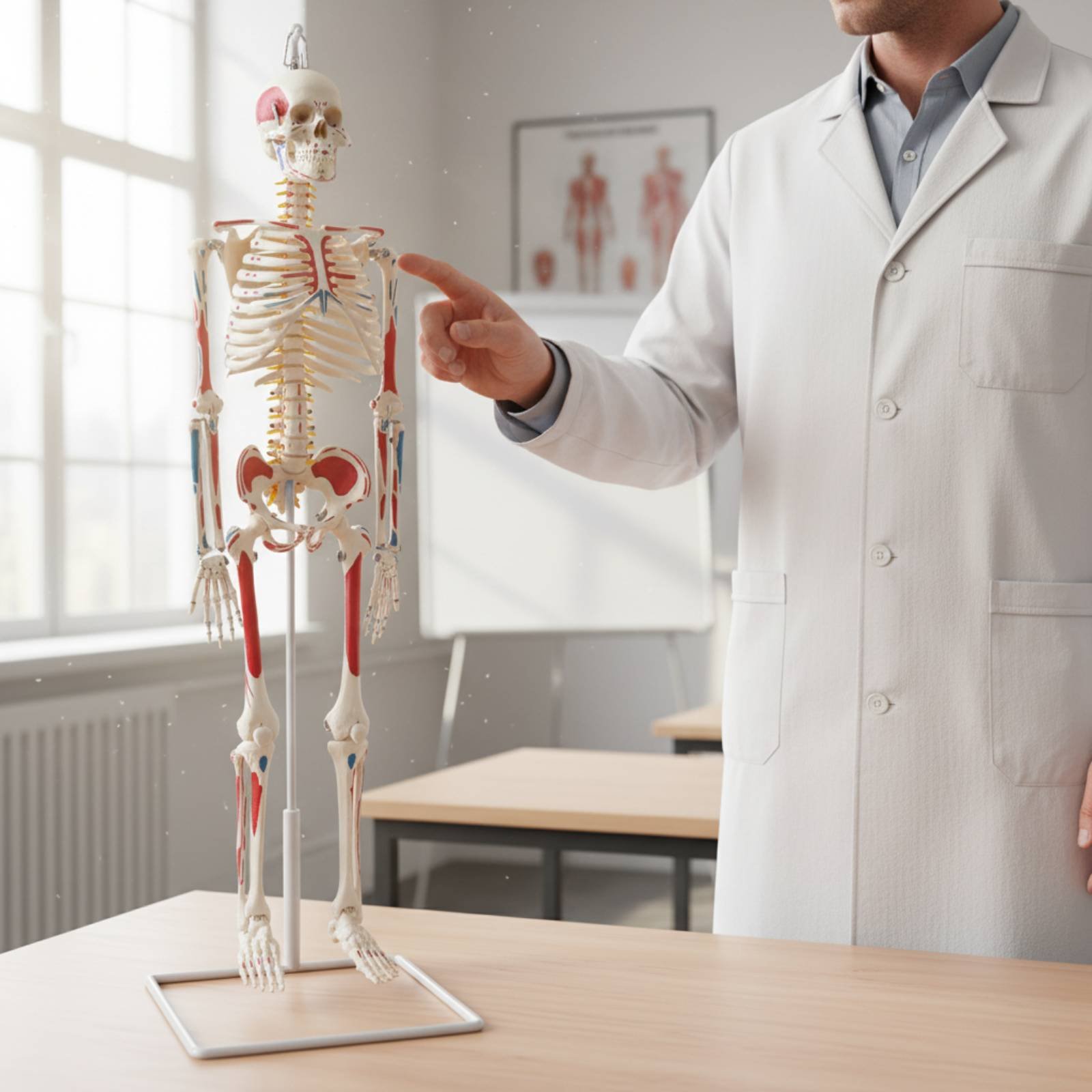 Modelo de esqueleto flexível d - Medical Lab Research avaliação e preço