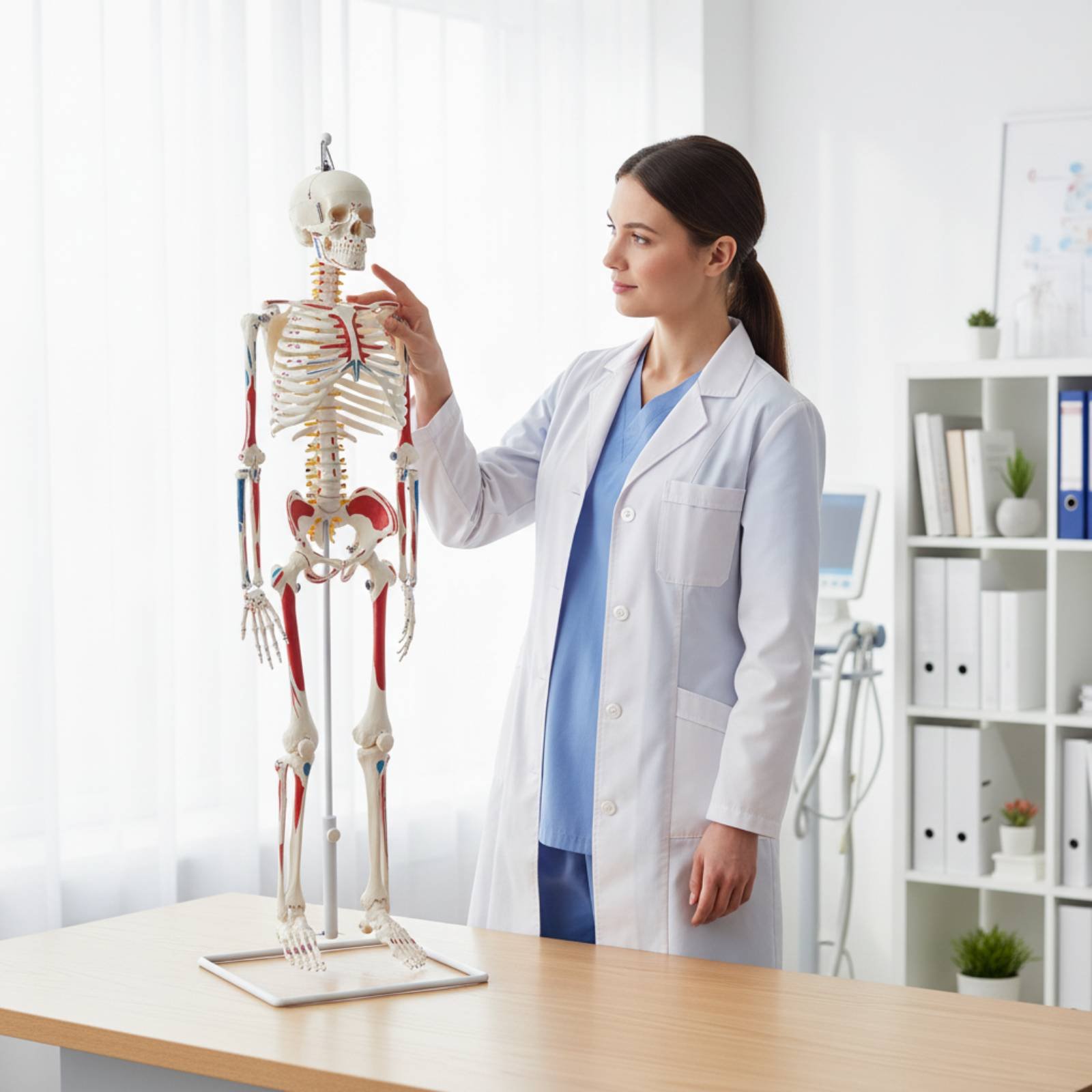 Modelo de esqueleto flexível d - Medical Lab Research avaliação e preço