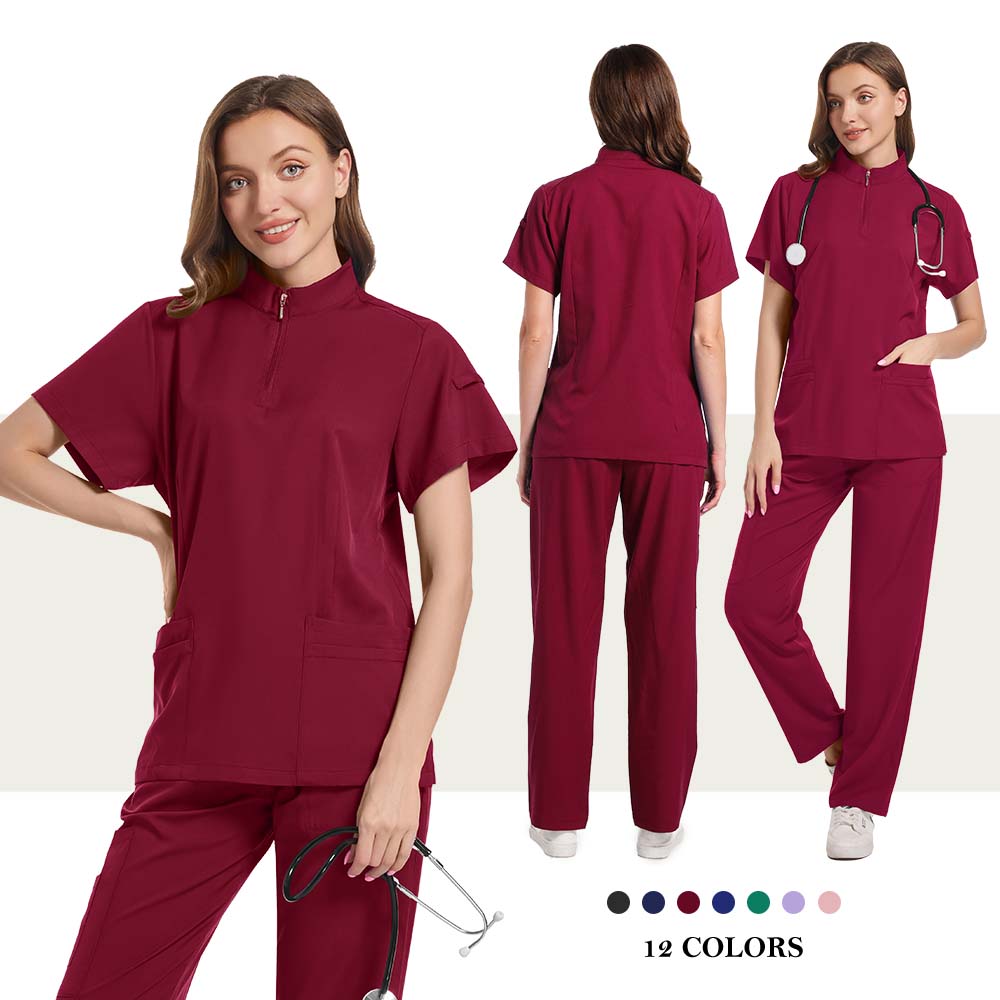 Conjunto de Scrubs Elásticos F - Medical Lab Uniform avaliação e preço
